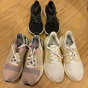 Adidas Ultraboost Lot (3 Pairs) Size 6